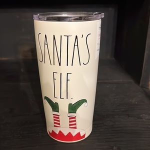 Rae Dunn SANTA’S ELF Insulated Tumbler